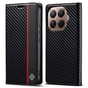 LC.IMEEKE Ovitek za Xiaomi 17T, denarnica Carbon, črna