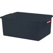 ARAVEN Posoda za servirni voziček, PP, dolžina: 530 mm, širina: 396 mm, prostornina: 25 L, črna (6 kos)