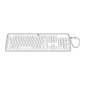 HPE USB BFR with PVC Free FR Keyboard/Mouse Kit (631346-B21)