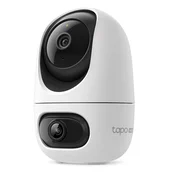 TP-LINK Tapo C245D Dual Lens 3MP 2K QHD 360° WiFi bela notranja nadzorna kamera
