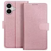 AVIZAR Denarnica za iPhone 17 serije Chesterfield s funkcijo stojala, Šampanjec roza, (5000189902)