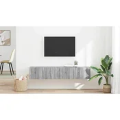 TV zidni ormar Zidne 2 pcs Siva Sonoma 78,5 x 31 x 29,5 cm
