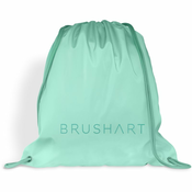 BrushArt Accessories Gym sack lilac torba na vezice Mint green 34x39 cm