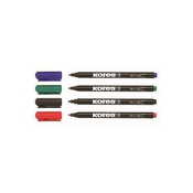 Kores permanentni marker M na CD - 4 barve