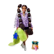 Barbie Mattel Barbie Extra: Bobble Hair Lutka Temne Polti (GXF10), (22101902)