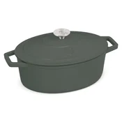 Berlingerhaus Litoželezna pekač s pokrovom, 30 cm, kolekcija Matte Green