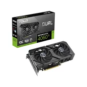 Graficka karta ASUS DUAL-RTX4060TI-O16G-EVO NVD/16GB/GDDR6/128bit/crna