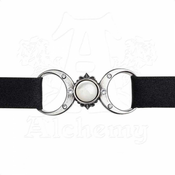 Ogrlica - ovratnik (choker) ALCHEMY GOTHIC - Triple Goddess - P810