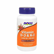 Vitamin D3 + K2, 120 kapsul