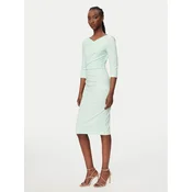 Rinascimento Cocktail obleka CFC0127699003 Zelena Slim Fit