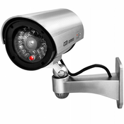 Northix Lažna nadzorna kamera z LED osvetlitvijo