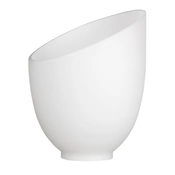 ActiveJet Lampshade Activejet Nikita, bele barve, dimenzije 26x12x12,5 cm, primeren za pisarne in dnevne sobe, steklena izvedba