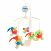 Vrtiljak nad otroško posteljico Baby Mix Bears s kapami