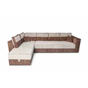 EuroAF Ugaona garnitura Milano II, 275x145 cm, Bež-braon