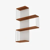 Hanah Home Cambel Zidna polica, Bor