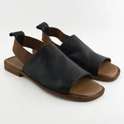 Mona Shoes Ženske sandale, Kožne, Crne