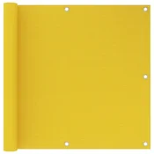 Balkonski zastor žuti 90 x 600 cm HDPE