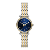 Fossil Ženski sat Carlie Mini, Teget-zlatne boje