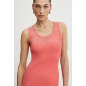 Obleka Pinko roza barva, 104802 A2GJ