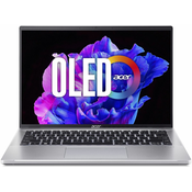 Acer Ultrabook Swift Go 14 SFG14-42-R62A, NX.KLEEX.00F, 14 2.8K OLED /Ryzen 7-7840U /16GB /SSD512GB /W11H