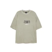 Pull&Bear Majica NIRVANA ONE DOLLAR svetlo bež / kaki / oliva / temno zelena