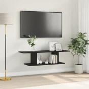 Set TV komoda Zidne Crna 103 x 30 x 26,5 cm Konstruirano drvo