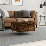 Stolic za kavu boja hrasta 55 x 55 x 36,5 cm konstruirano drvo