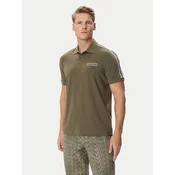 EA7 Emporio Armani Polo majica 7M002190 AF10373 U7014 Khaki Regular Fit