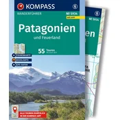 KOMPASS Wanderführer Patagonien und Feuerland, 55 Touren mit Extra-Tourenkarte