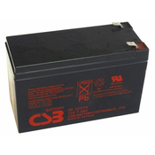 Svinčen akumulator CSB 12V 7,2Ah (12V/7,2Ah - Faston 250)