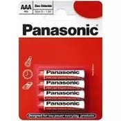 Panasonic baterija R03RZ/4BP Zinc Carbon