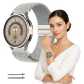 Pašček za Honor Magic Watch 2 46 mm, sive barve, pašček 22 mm