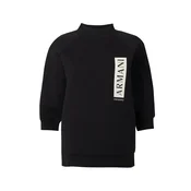 ARMANI EXCHANGE Majica črna/bela
