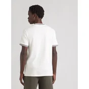 ARMANI EXCHANGE Majica  bež / kremna / črna