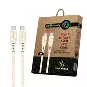 MAXMOBILE DATA KABEL TYPE C-TYPE C CA002 QC 3A 1,2m ECO