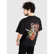 Ninth Hall Sacred Feathers Boxy moška majica limo black