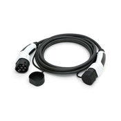 PLATINET kabel za punjenje elektricnih automobila, tip 2, 22 KW, 3 faze, 32A, 5m, crni