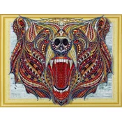 shumee Diamantno vezenje Strašni medved 47x57 cm