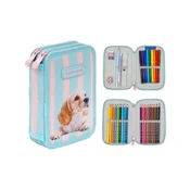 Astra Dvonadstropna torba za pisala s kompletom AstraBAG Puppy Line, AC21, 503026063