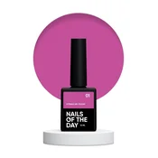 NAILSOFTHEDAY Vitrage 01 - hibridni lak za nohte v vitražnem roza odtenku, 10 ml