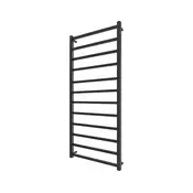 Peškirni radijator za kupatilo INOX TOKIO 233W/230V 117x53 cm nerdajuci celik/crna