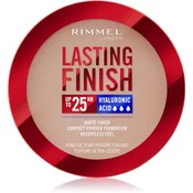 Rimmel London Lasting Finish 25H Compact Powder Foundation SPF20 puder za vse tipe kože 7 g odtenek 006 Rose Vanilla