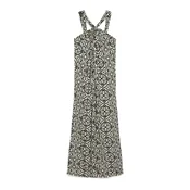 VERO MODA Poletna obleka VMMENNY  slonovina / kit / črna