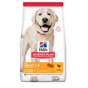 2x14kg Hills Science Plan Adult Light Large Breed s piščancem za pse