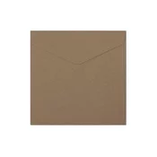 Okrasne kuverte Kraft, 16x16cm, 120 g, temno bež, 10 kosov