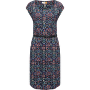 Ragwear Obleka Lilithe Ikat temno modra/roza