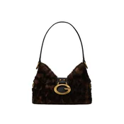 GUESS Torba za čez ramo Camden rjava
