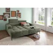Livetastic VELIKA ZOFA, temno zelena tekstil