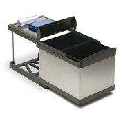 Koš za smeti INOX z vodili