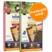 Varčno pakiranje: 2x15 kg Bosch v mešanem pakiranju - Maxi Adult / Jagnjetina & riž